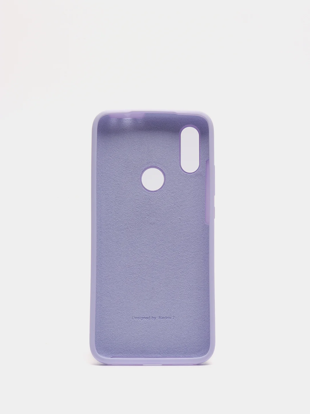 Сиреневый защитный силиконовый чехол Silicone Cover XIAOMI REDMI 7