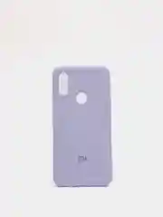 Сиреневый защитный силиконовый чехол Silicone Cover XIAOMI REDMI 7