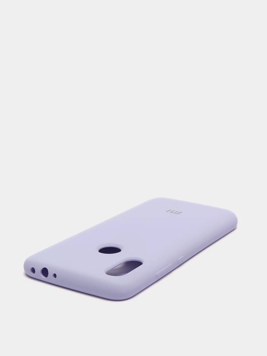 Сиреневый защитный силиконовый чехол Silicone Cover XIAOMI REDMI 7