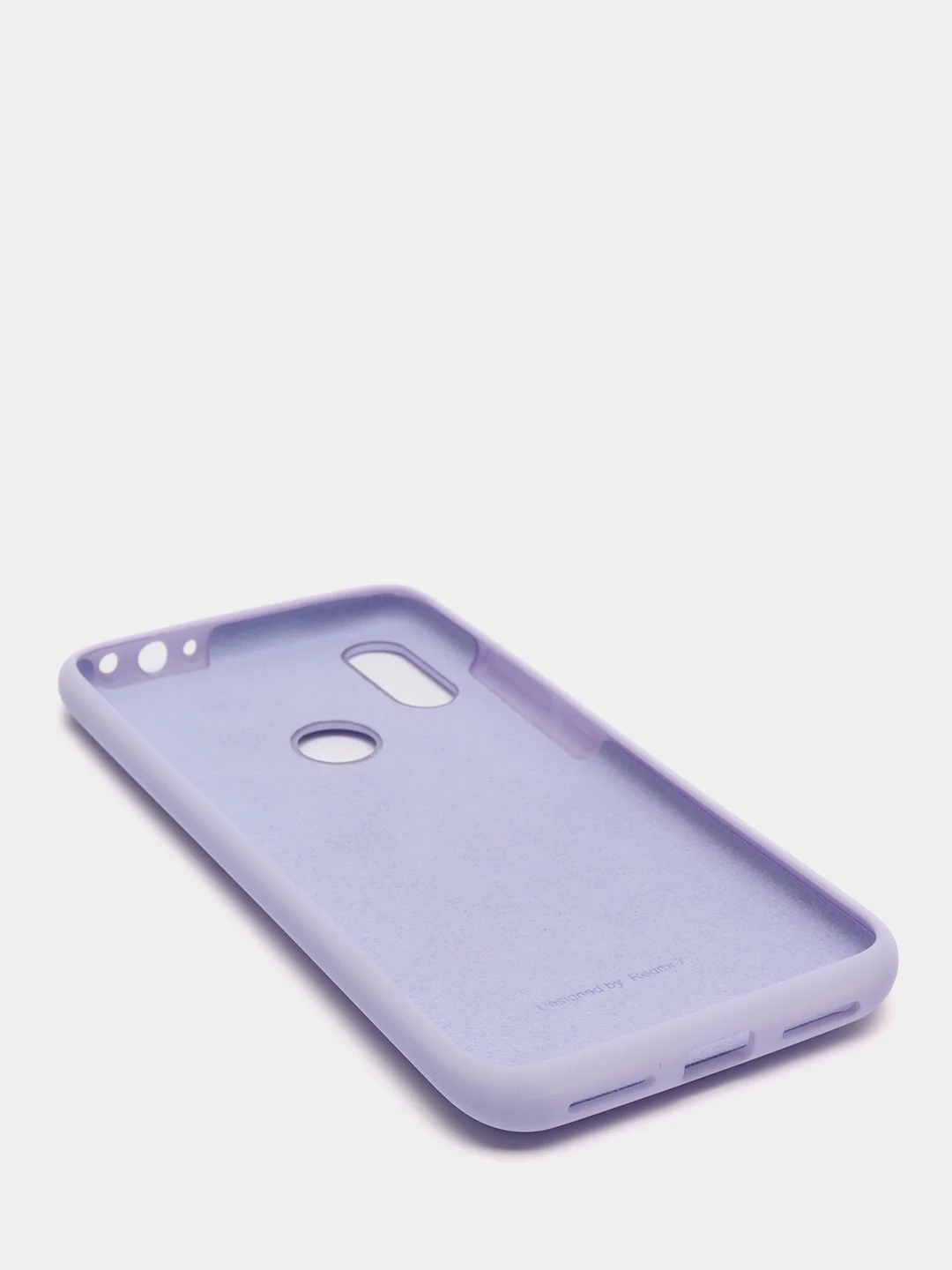 Сиреневый защитный силиконовый чехол Silicone Cover XIAOMI REDMI 7