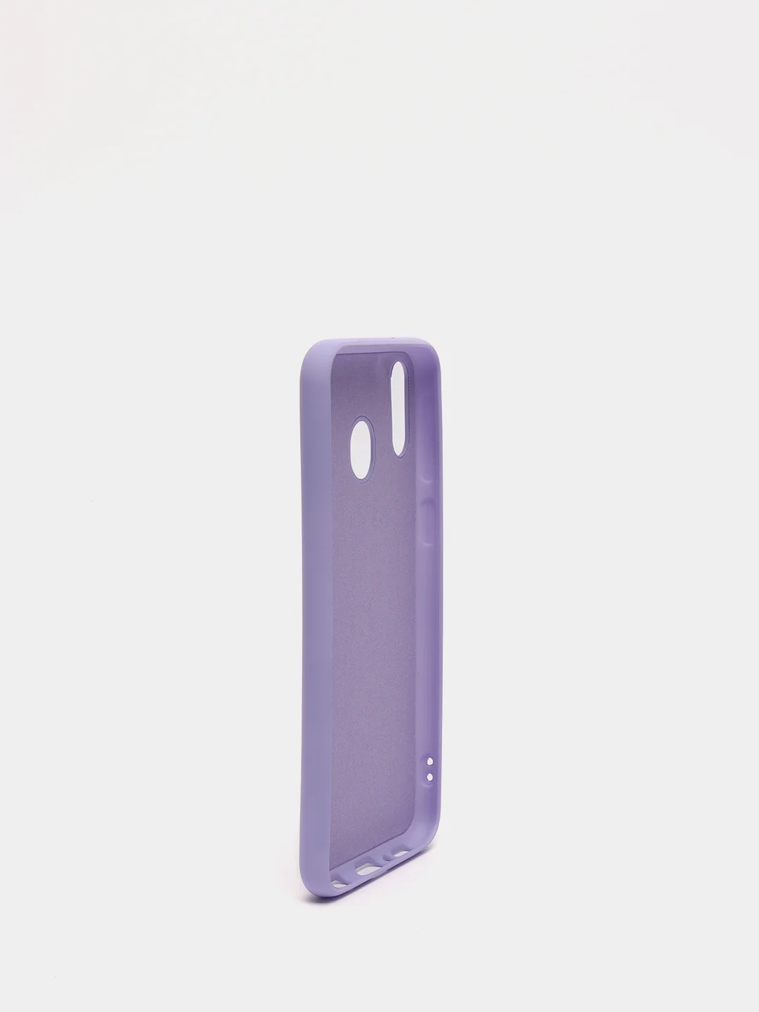 Лавандовый защитный силиконовый чехол Silikone Cover для Samsung M20