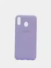 Лавандовый защитный силиконовый чехол Silikone Cover для Samsung M20