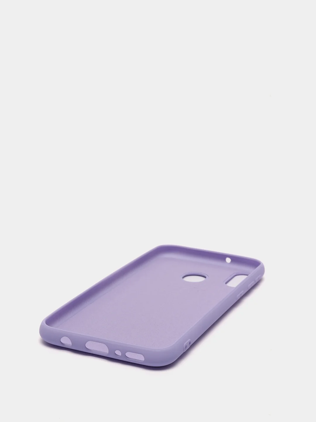 Лавандовый защитный силиконовый чехол Silikone Cover для Samsung M20