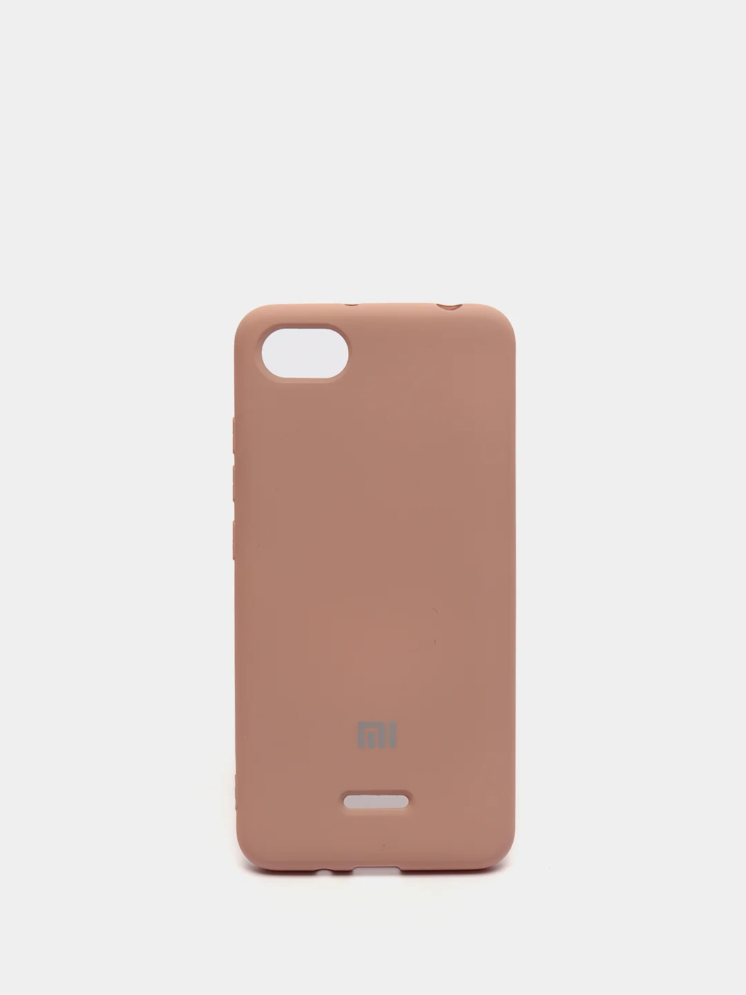 Бежевый защитный силиконовый чехол Silicone Cover XIAOMI REDMI 6A