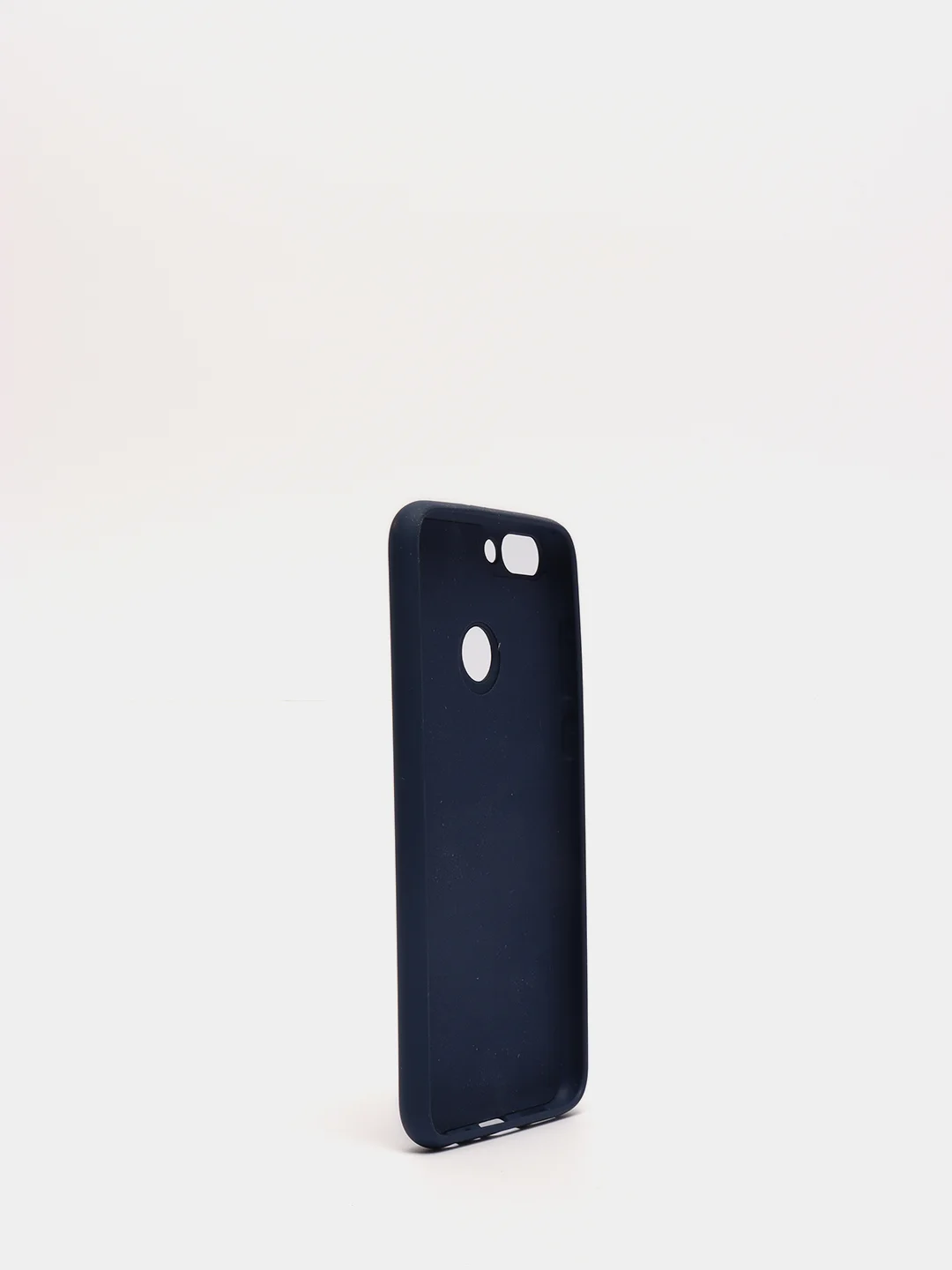 Темно-синий защитный силиконовый чехол Silicone Cover HUAWEI P SMART 2018