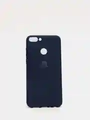 Темно-синий защитный силиконовый чехол Silicone Cover HUAWEI P SMART 2018