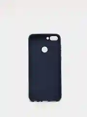 Темно-синий защитный силиконовый чехол Silicone Cover HUAWEI P SMART 2018
