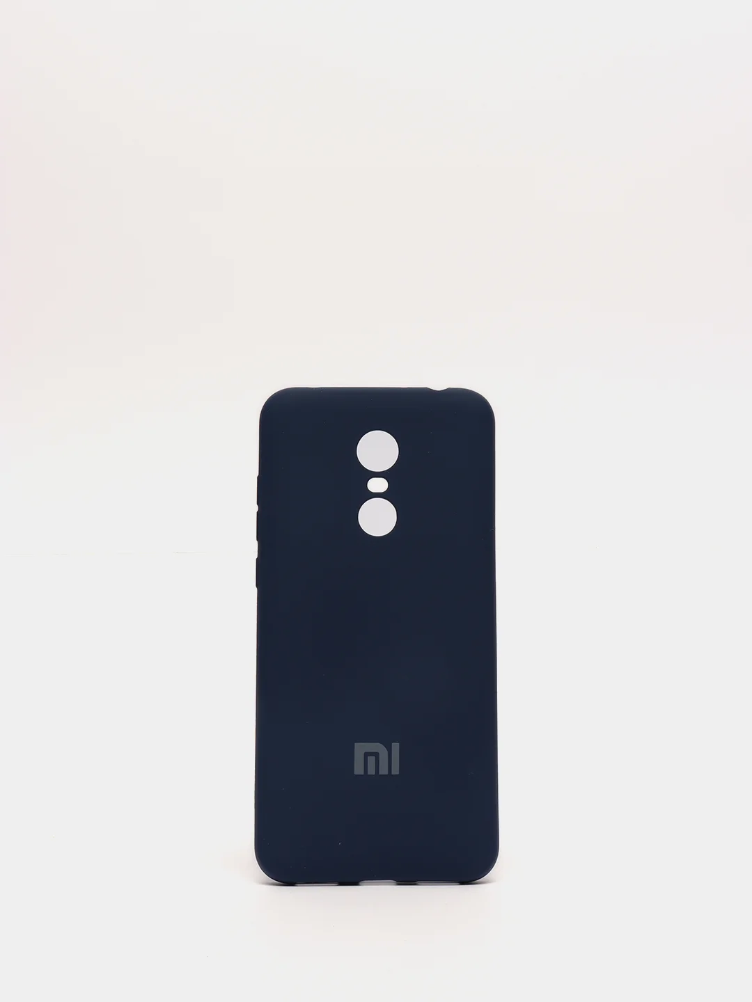 Темно-синий защитный силиконовый чехол Silicone Cover XIAOMI REDMI NOTE 5 PLUS