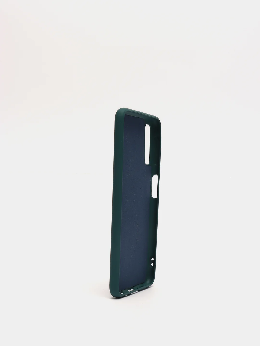 Тёмно-бирюзовый защитный силиконовый чехол Silicone Cover SAMSUNG A750(A7 2018)