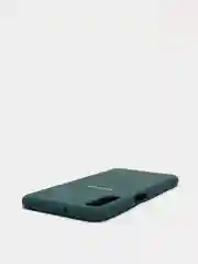 Тёмно-бирюзовый защитный силиконовый чехол Silicone Cover SAMSUNG A750(A7 2018)