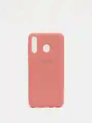 Кораллово-розовый защитный силиконовый чехол Silikone Cover для Samsung M30