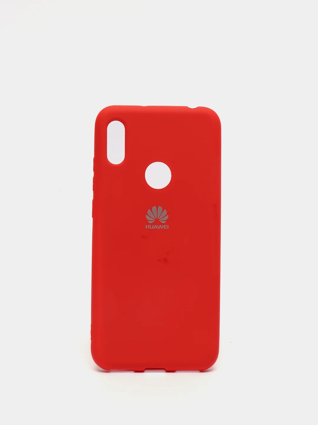 Алый защитный силиконовый чехол Silicone Cover Y6 PRIME 2019