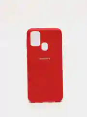 Красный защитный силиконовый чехол Silikone Cover  для Samsung M31