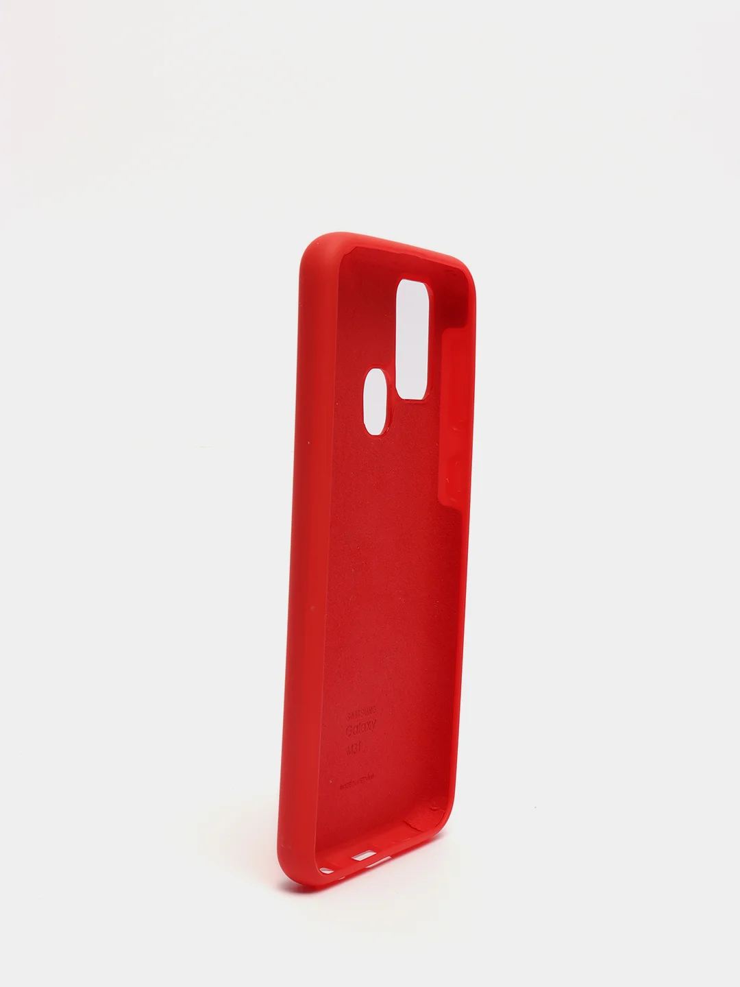 Красный защитный силиконовый чехол Silikone Cover  для Samsung M31