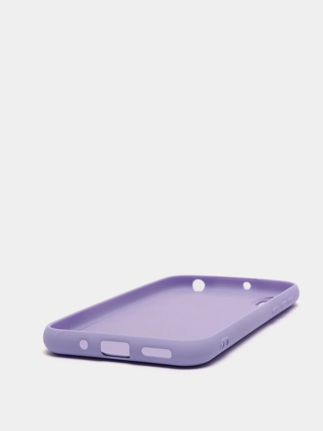 Сиреневый защитный силиконовый чехол Silicone Cover HUAWEI Y5 PRIME 2019