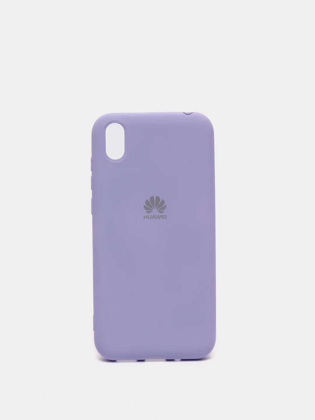 Сиреневый защитный силиконовый чехол Silicone Cover HUAWEI Y5 PRIME 2019