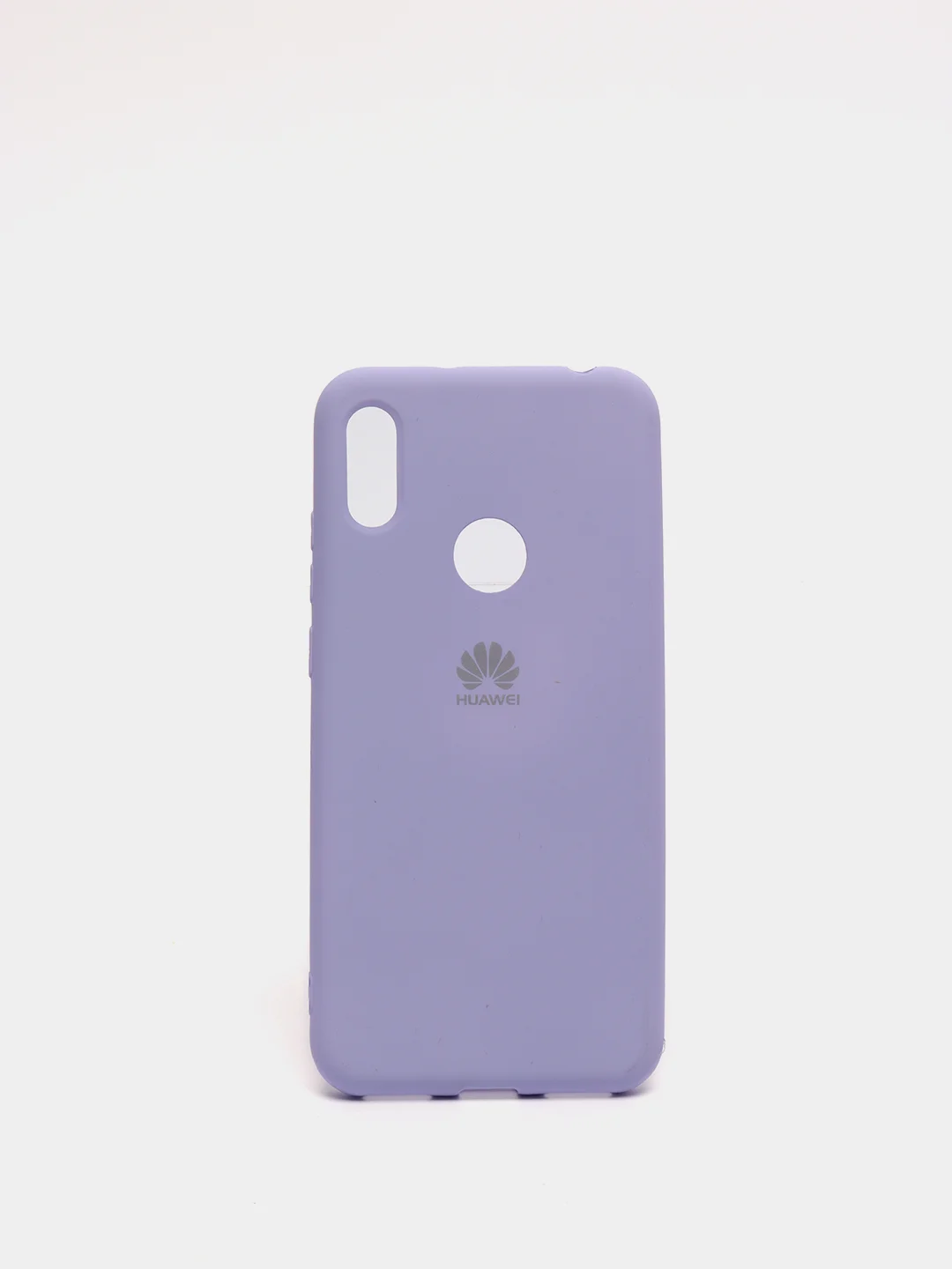 Лавандовый защитный силиконовый чехол Silicone Cover Y6 PRIME 2019