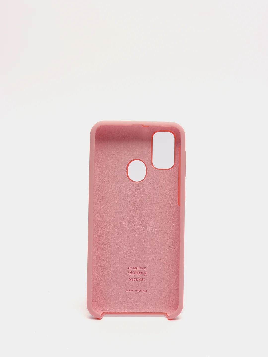 Розовый защитный силиконовый чехол Silikone Cover для Samsung M30S,M21