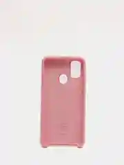 Розовый защитный силиконовый чехол Silikone Cover для Samsung M30S,M21