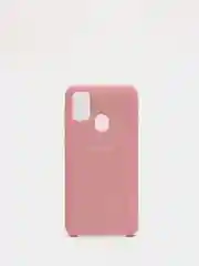 Розовый защитный силиконовый чехол Silikone Cover для Samsung M30S,M21