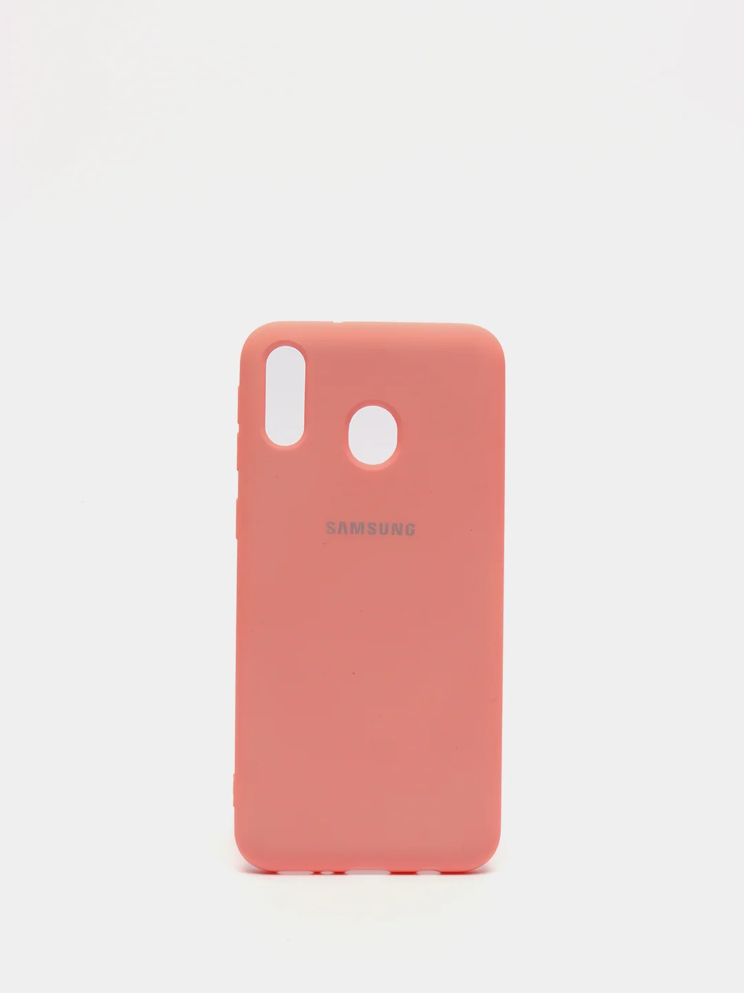 Кораллово-розовый защитный силиконовый чехол Silikone Cover для Samsung M20