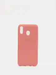 Кораллово-розовый защитный силиконовый чехол Silikone Cover для Samsung M20