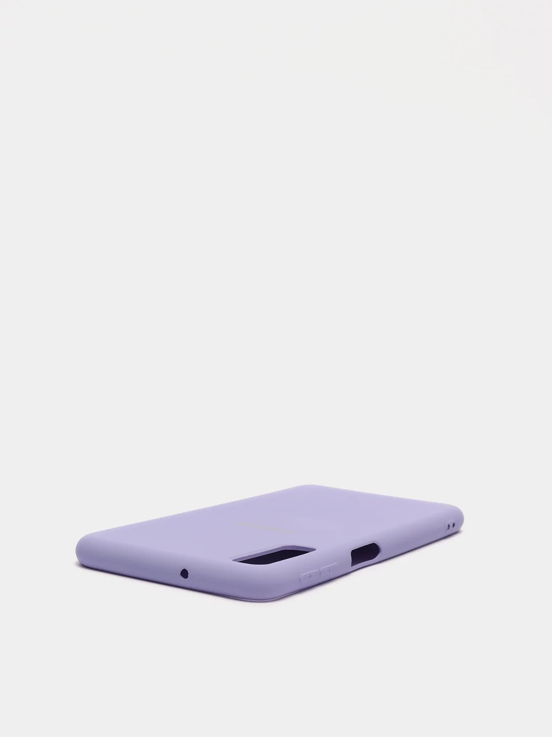 Сиреневый защитный силиконовый чехол Silicone Cover SAMSUNG A750(A7 2018)