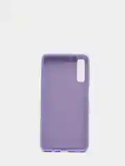 Сиреневый защитный силиконовый чехол Silicone Cover SAMSUNG A750(A7 2018)