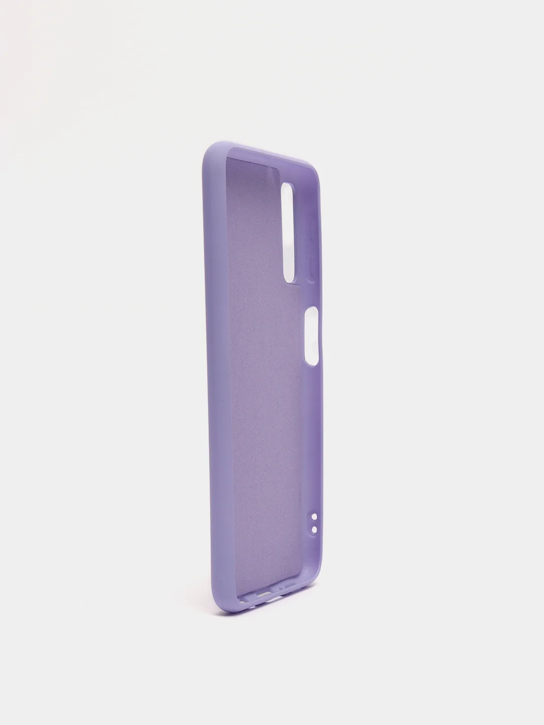 Сиреневый защитный силиконовый чехол Silicone Cover SAMSUNG A750(A7 2018)