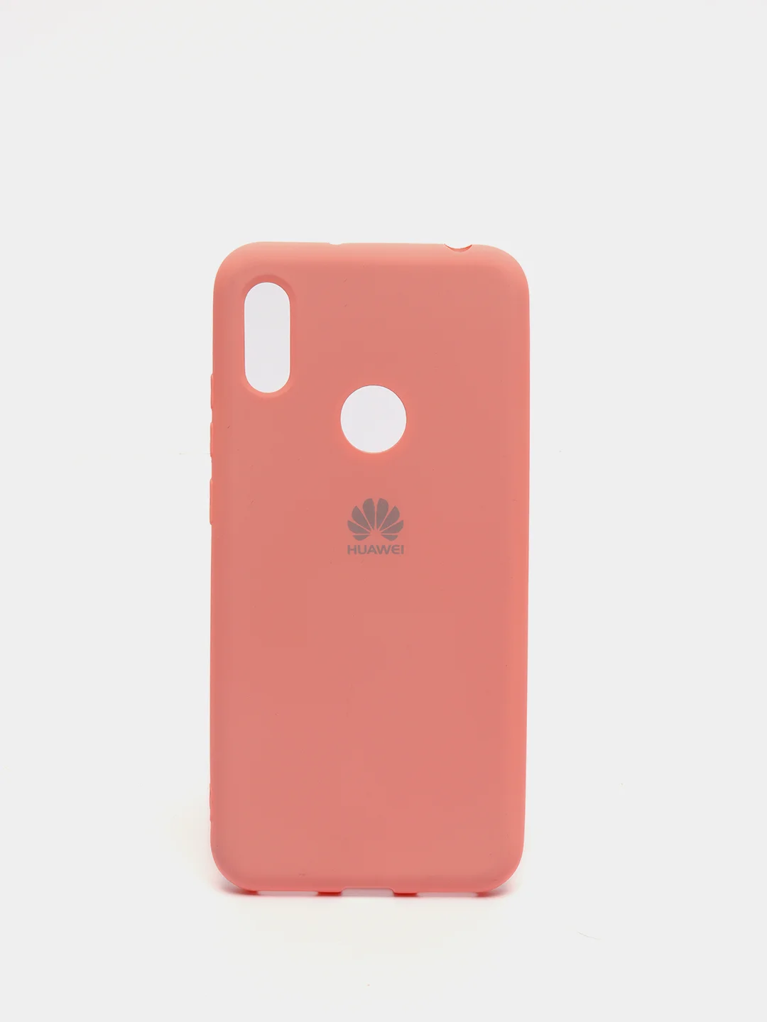 Кораллово-розовый защитный силиконовый чехол Silicone Cover Y6 PRIME 2019