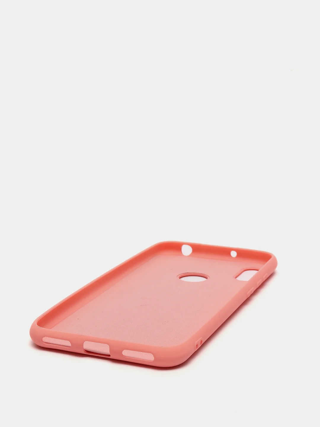 Кораллово-розовый защитный силиконовый чехол Silicone Cover Y6 PRIME 2019