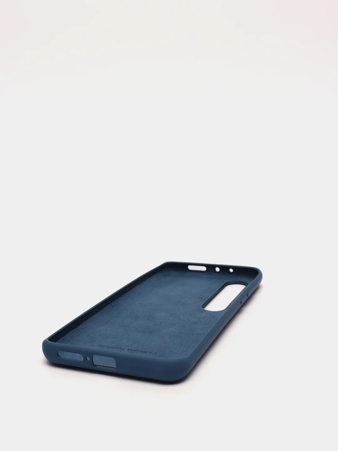 Синий меланж защитный силиконовый чехол Silicone Cover XIAOMI MI10/10 PRO