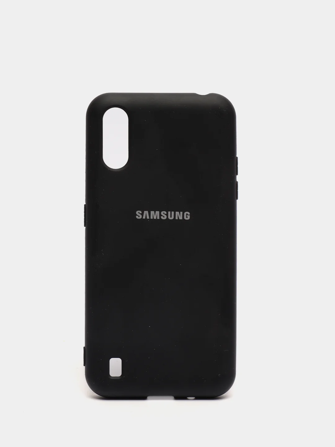 Черный защитный силиконовый чехол Silicone Cover SAMSUNG M01