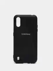 Черный защитный силиконовый чехол Silicone Cover SAMSUNG M01