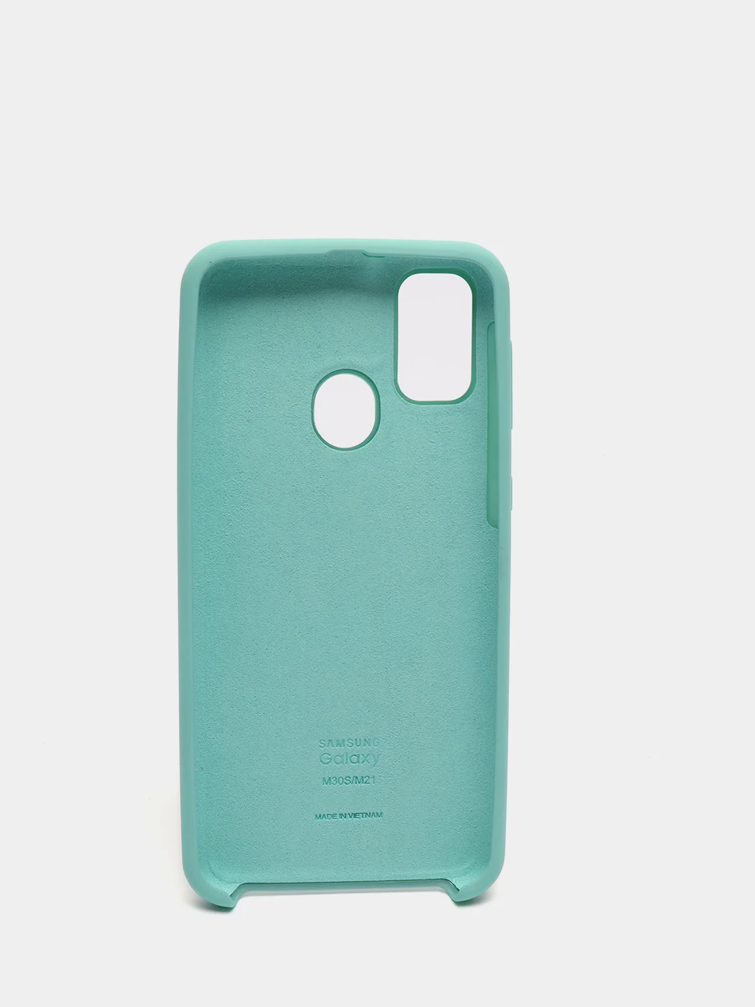 Бирюзовый защитный силиконовый чехол Silikone Cover для Samsung M30S,M21