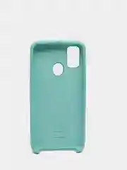 Бирюзовый защитный силиконовый чехол Silikone Cover для Samsung M30S,M21