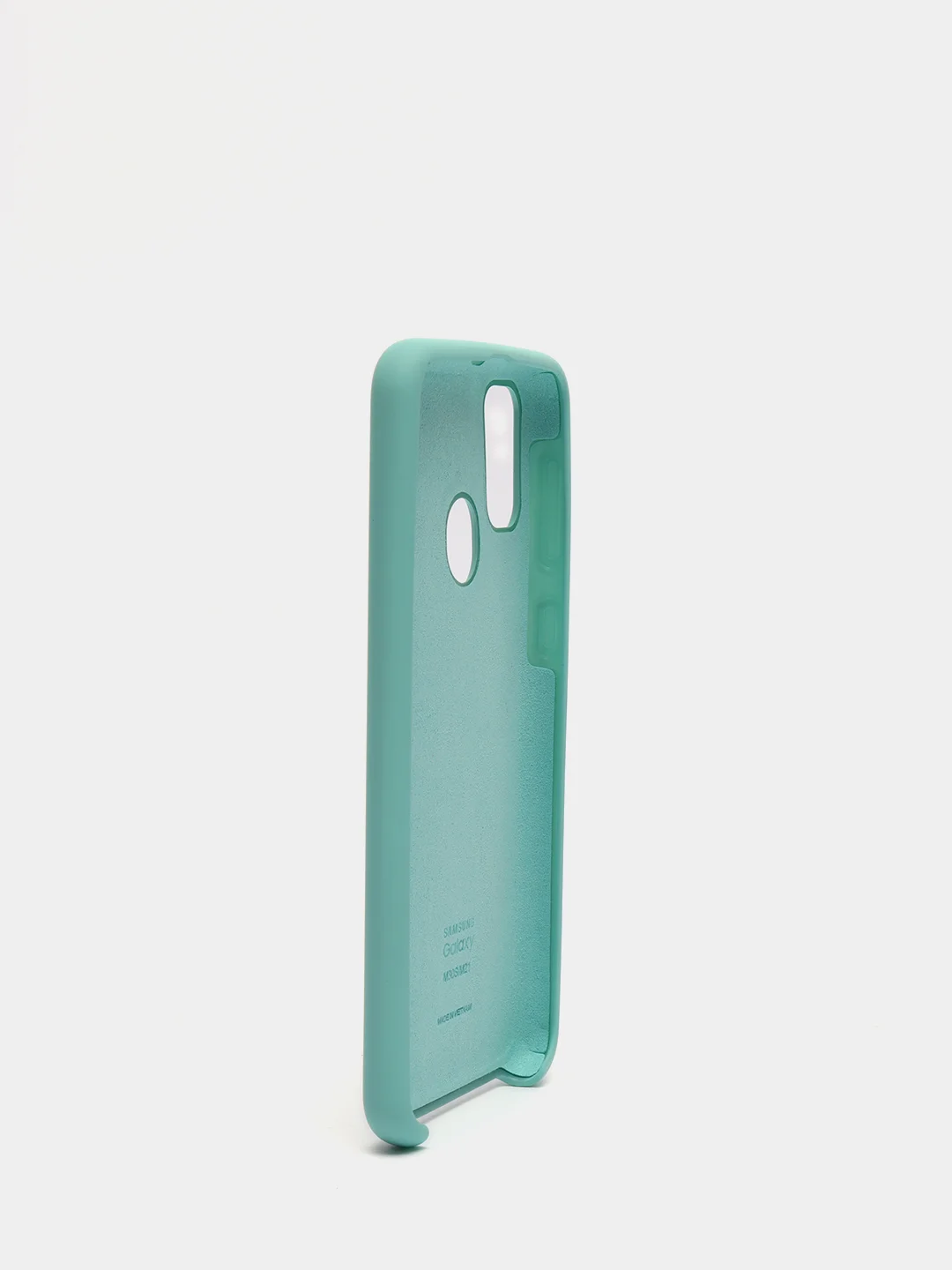 Бирюзовый защитный силиконовый чехол Silikone Cover для Samsung M30S,M21