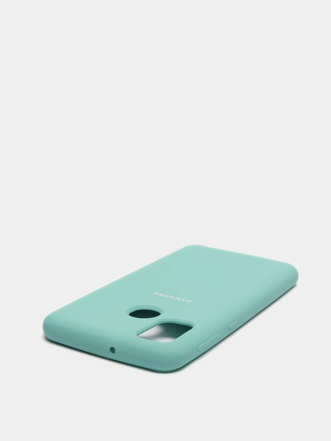 Бирюзовый защитный силиконовый чехол Silikone Cover для Samsung M30S,M21