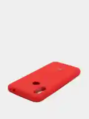 Алый защитный силиконовый чехол Silicone Cover XIAOMI REDMI NOTE 5