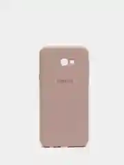 Бежевый защитный силиконовый чехол Silikone Cover для Samsung J4 PLUS