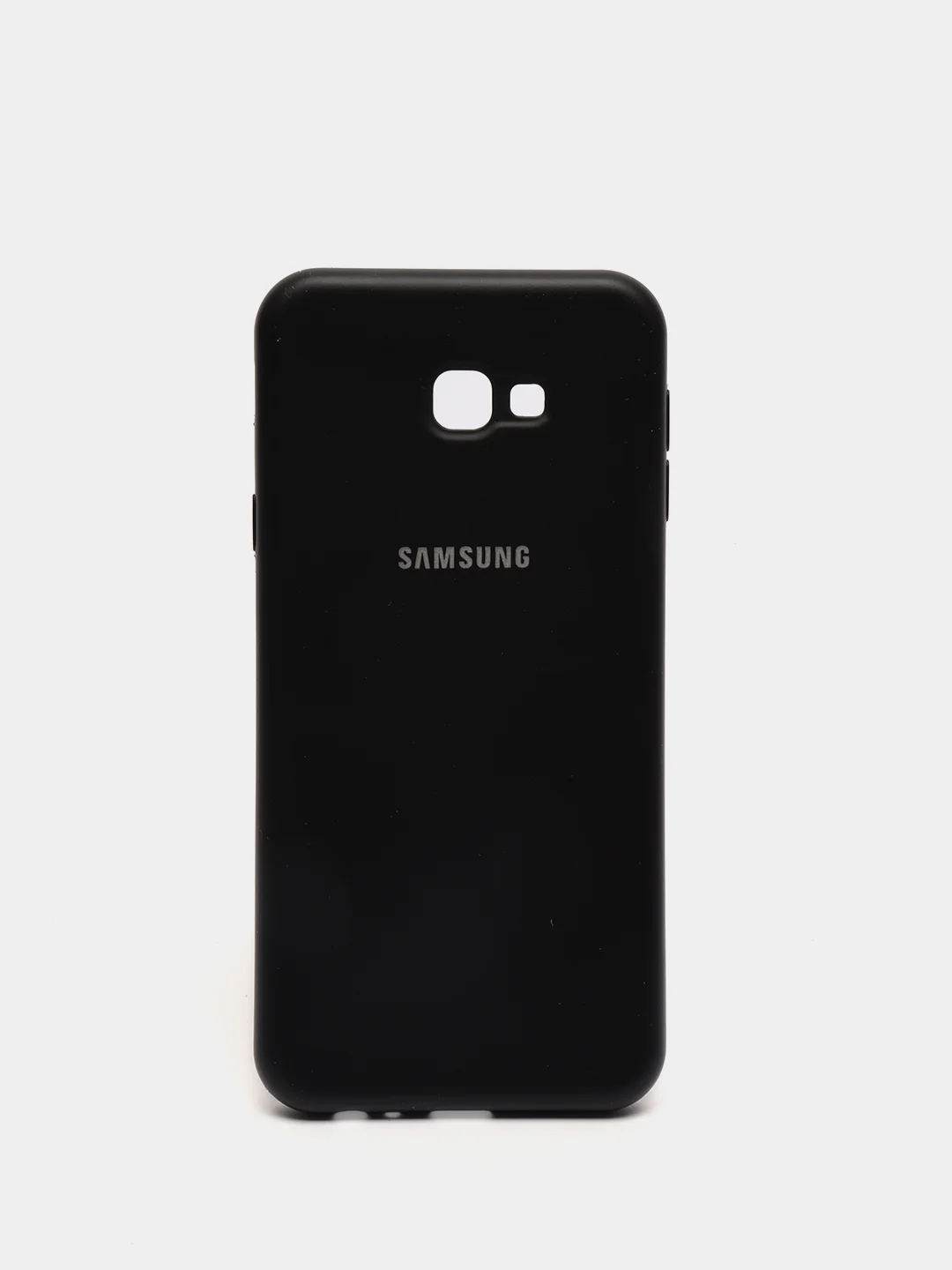 Черный защитный силиконовый чехол Silikone Cover для Samsung J4 PLUS