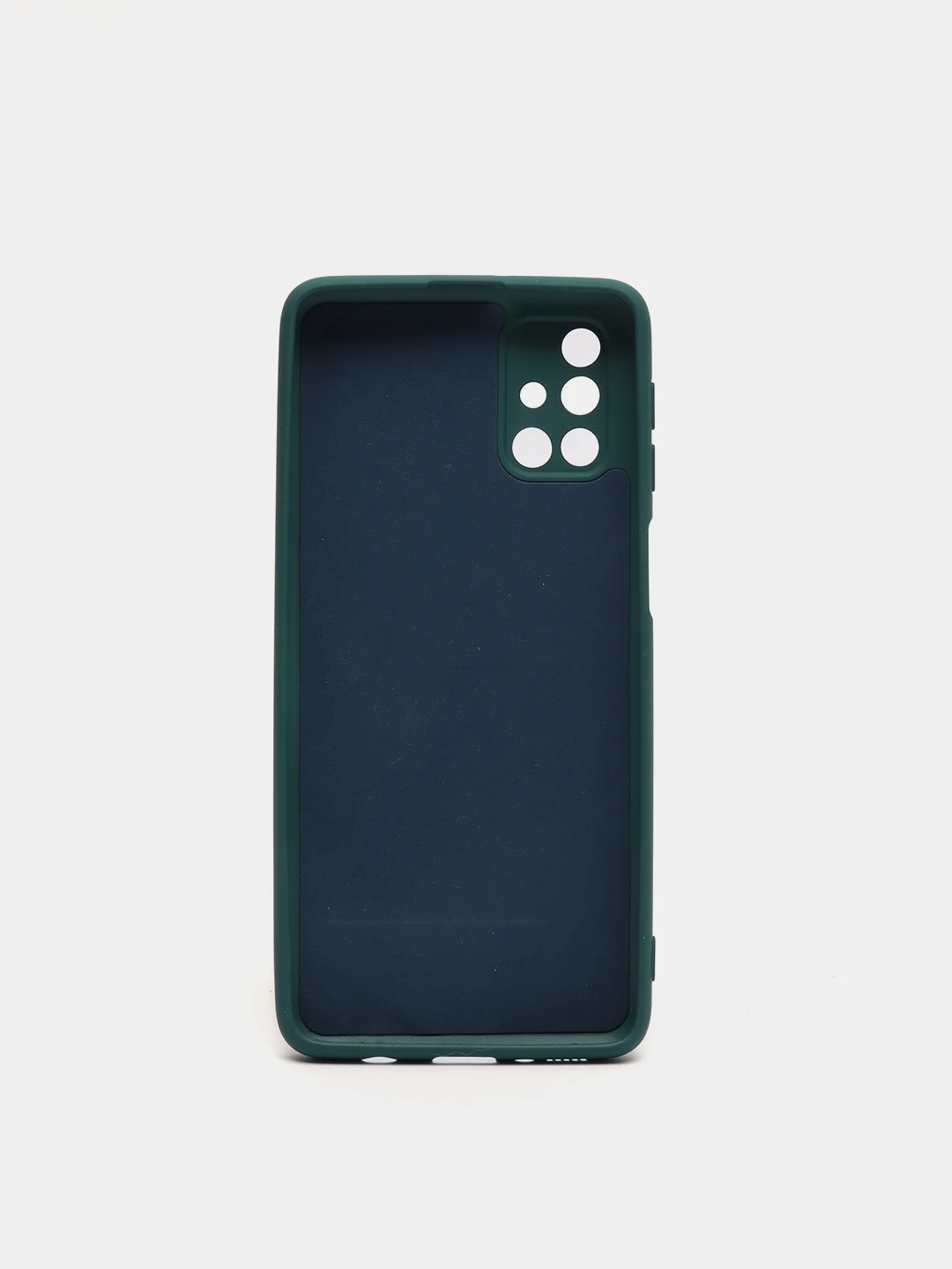 Тёмно-бирюзовый защитный силиконовый чехол Silikone Cover для Samsung M31S