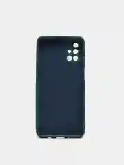 Тёмно-бирюзовый защитный силиконовый чехол Silikone Cover для Samsung M31S