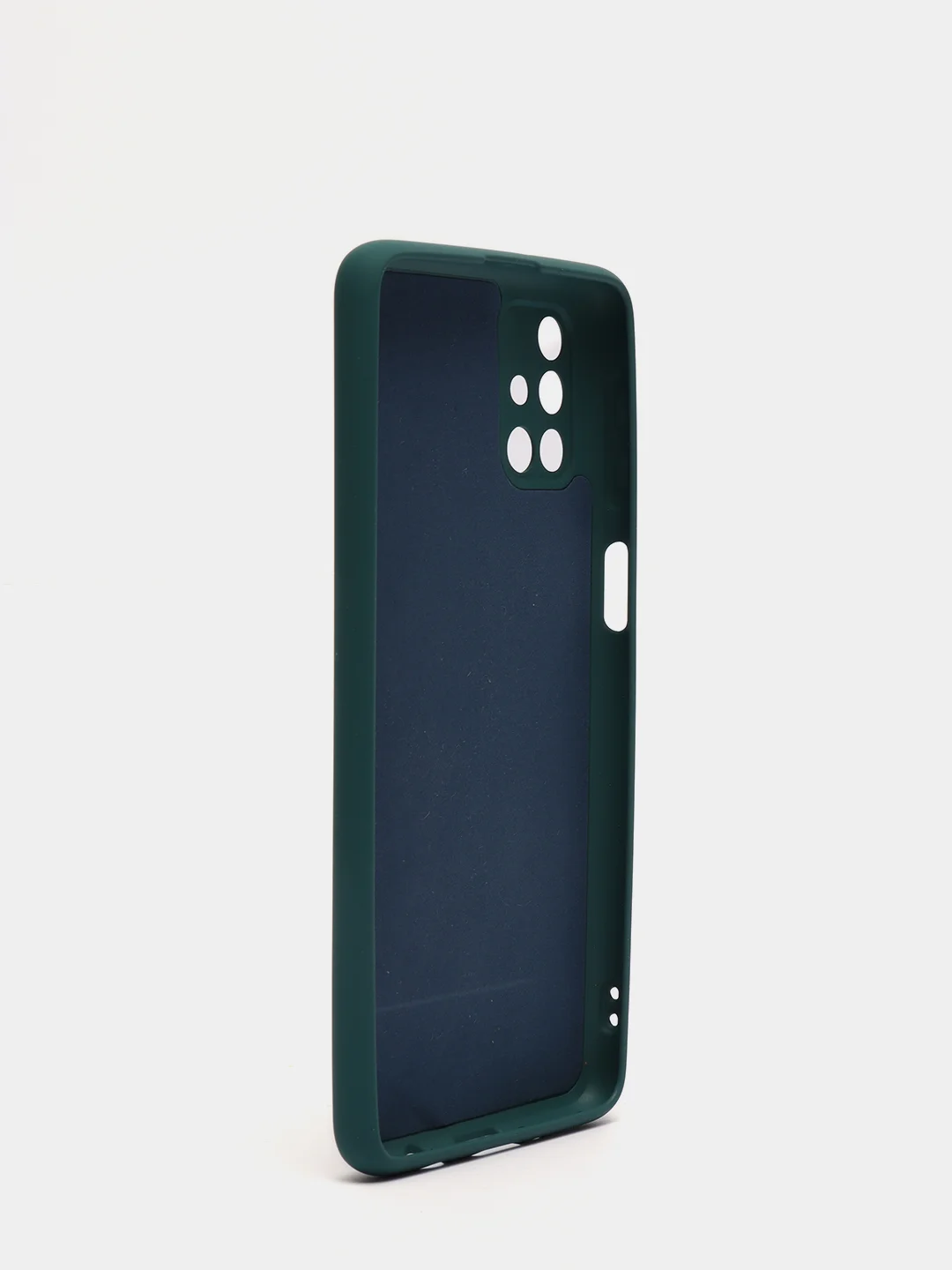 Тёмно-бирюзовый защитный силиконовый чехол Silikone Cover для Samsung M31S