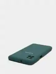 Тёмно-бирюзовый защитный силиконовый чехол Silikone Cover для Samsung M31S