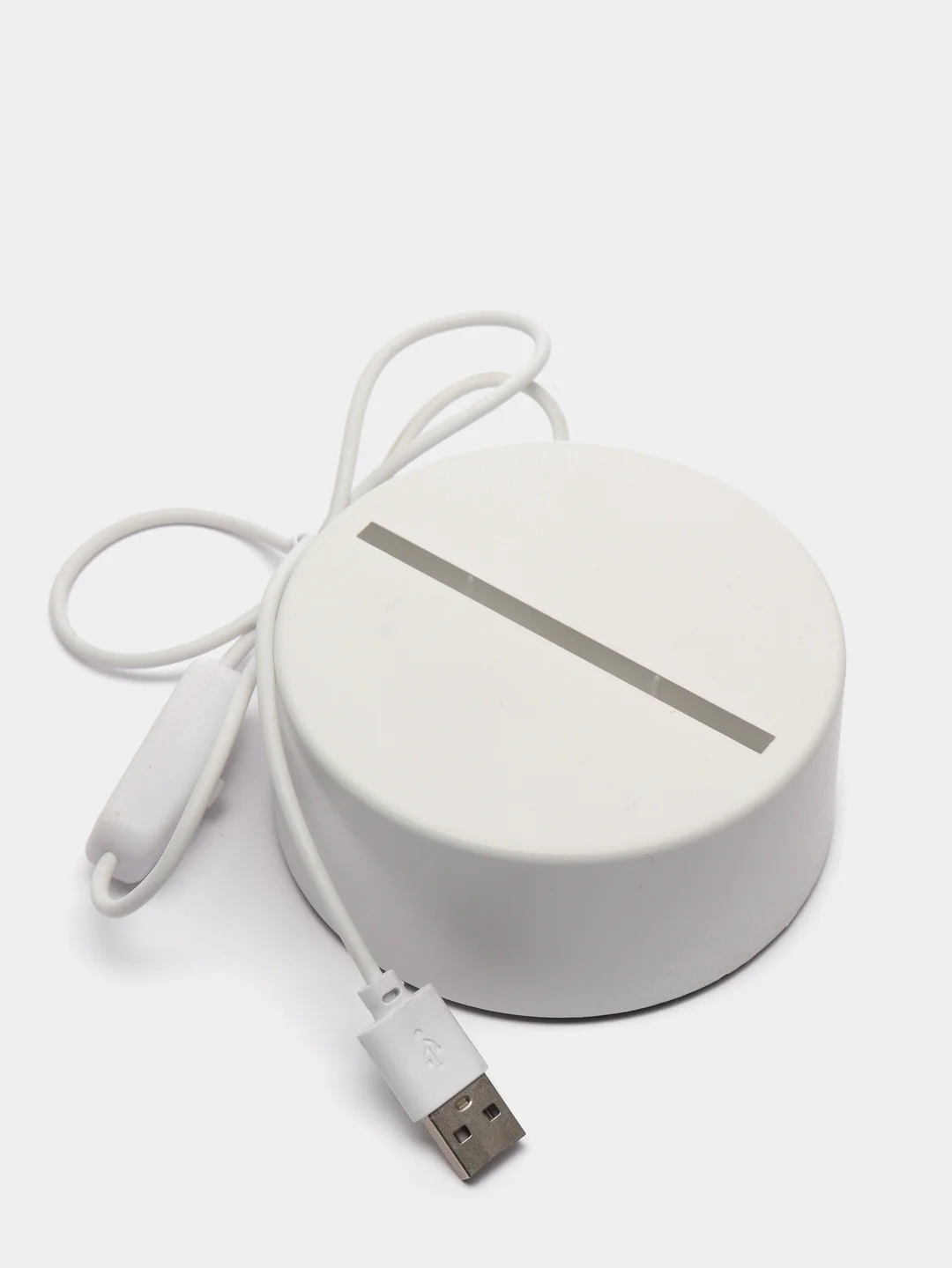 Бежевый светильник ночник светодиодный LED, питание от USB