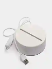Бежевый светильник ночник светодиодный LED, питание от USB