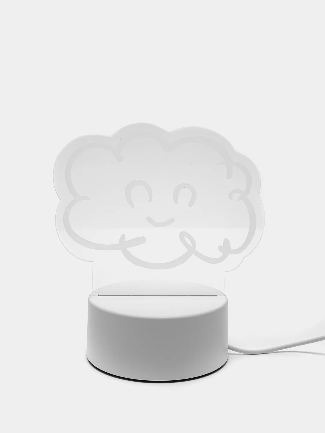 Белый светильник ночник светодиодный LED, питание от USB