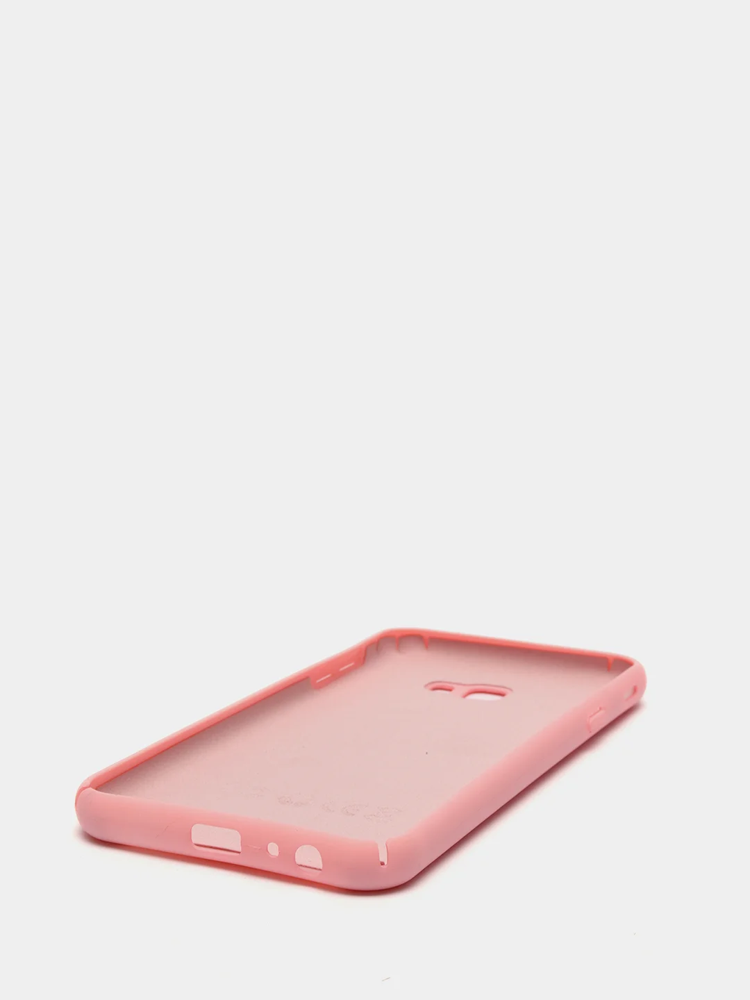 Розовый защитный силиконовый чехол Silikone Cover для Samsung J4 PLUS