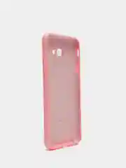 Розовый защитный силиконовый чехол Silikone Cover для Samsung J4 PLUS
